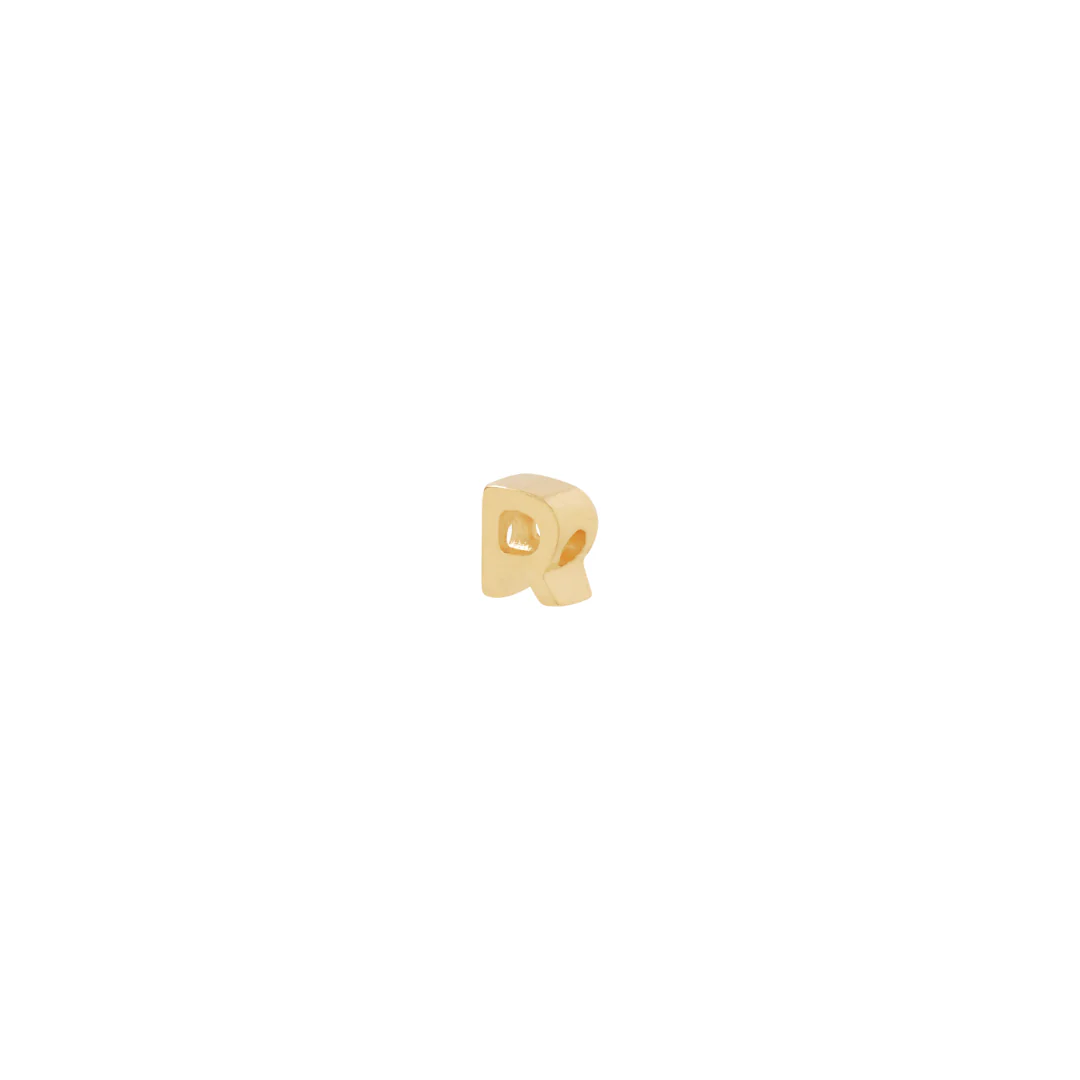 Letter Slider Charm - Gold - Image 18