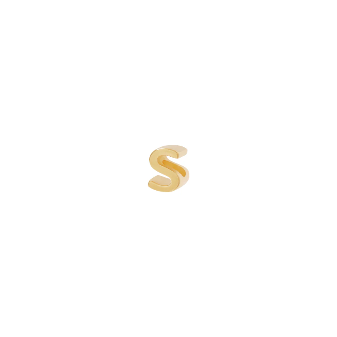 Letter Slider Charm - Gold - Image 19