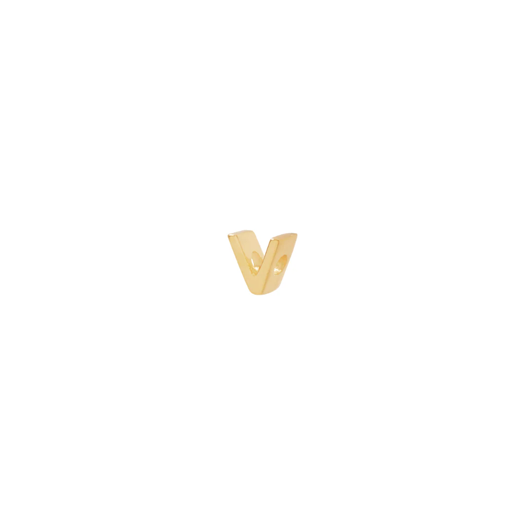 Letter Slider Charm - Gold - Image 22