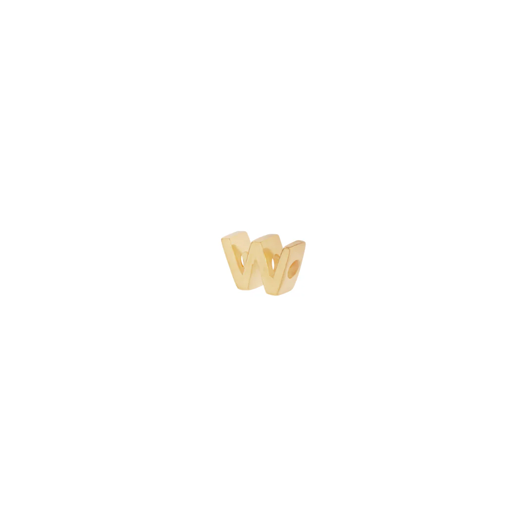 Letter Slider Charm - Gold - Image 23