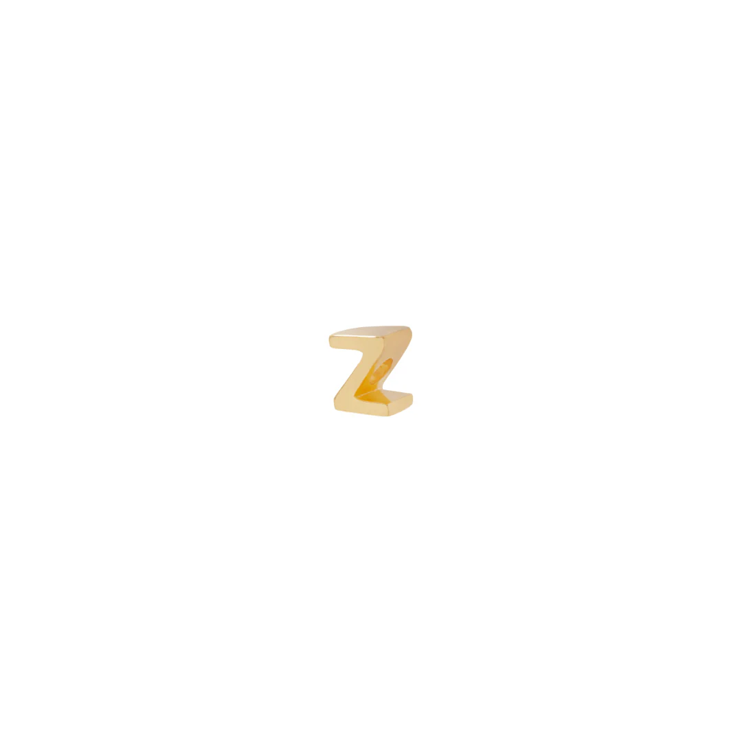 Letter Slider Charm - Gold - Image 26