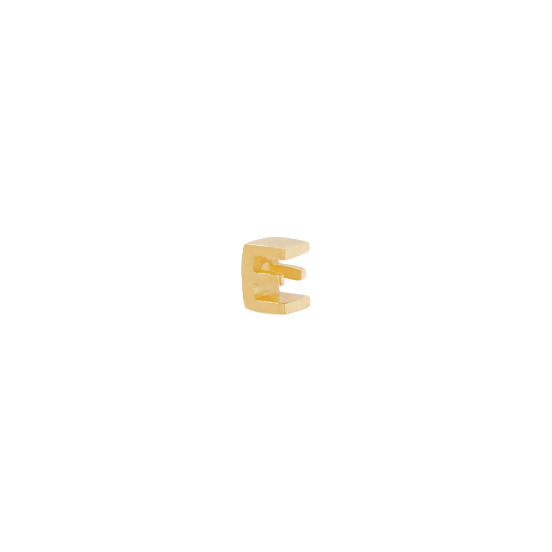 Letter Slider Charm - Gold - Image 5