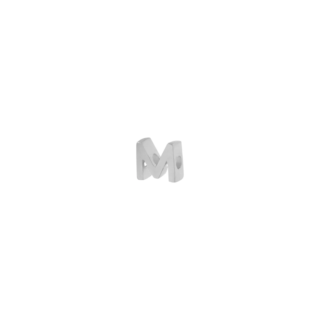 Letter Slider Charm - Silver - Image 13