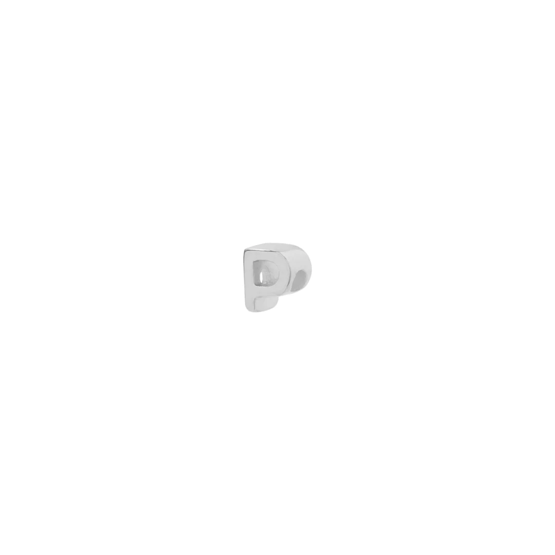 Letter Slider Charm - Silver - Image 16