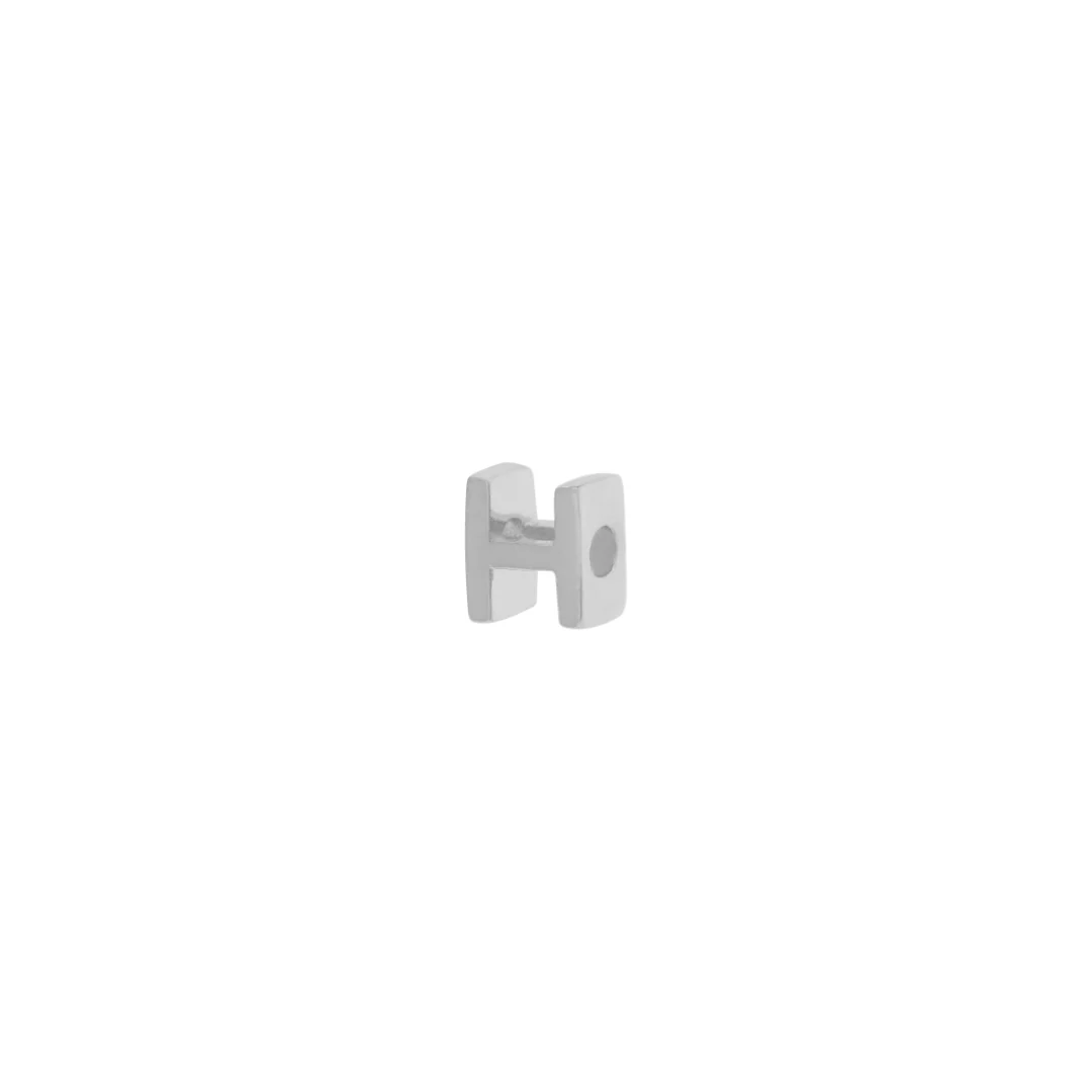 Letter Slider Charm - Silver - Image 8