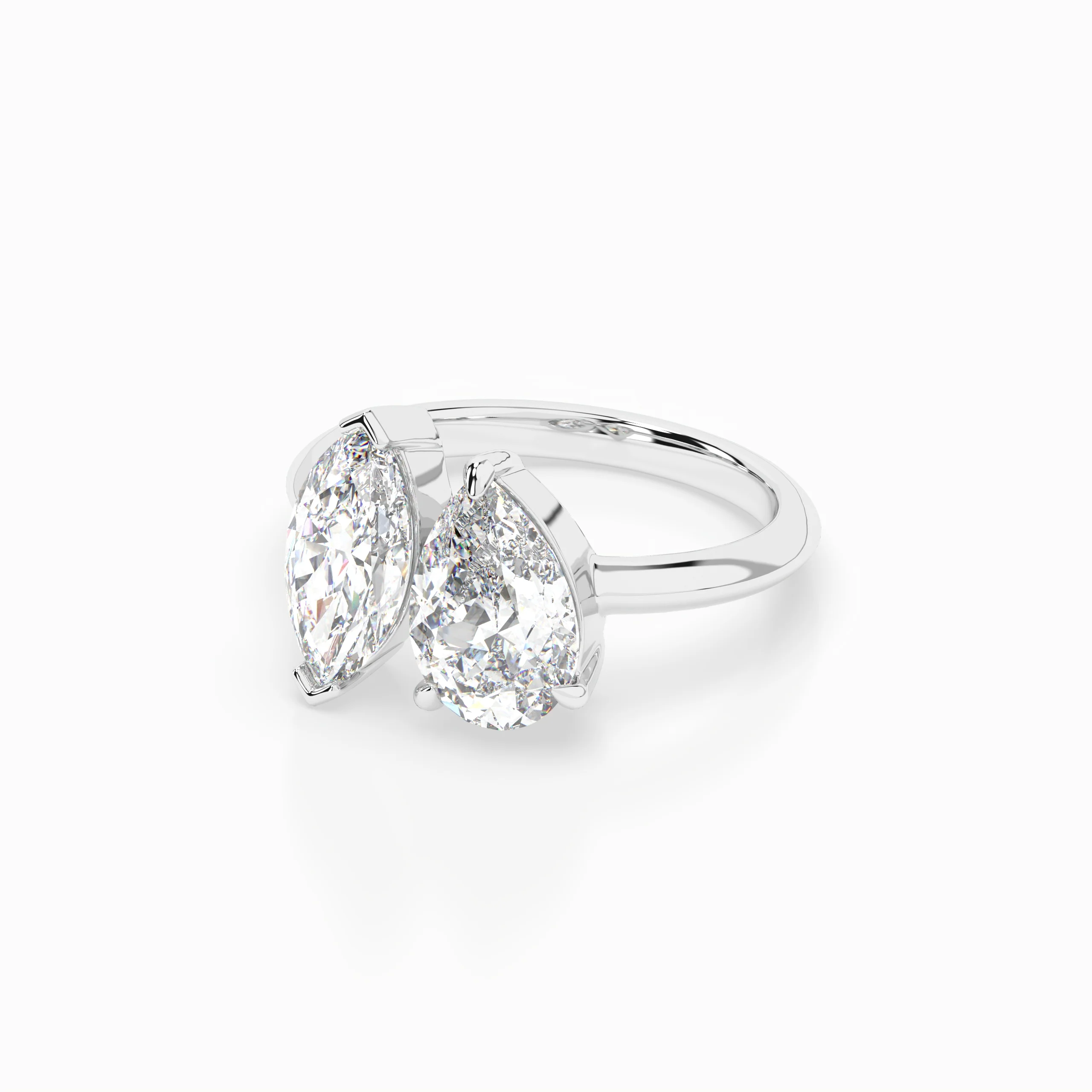 Lola Engagement Ring - White Gold - Image 3