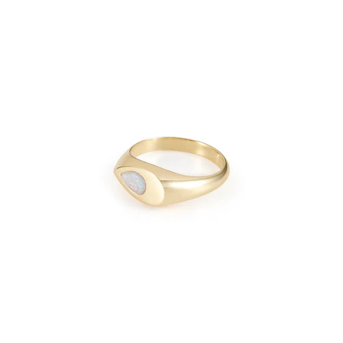 Marcia Opal Ring - Yellow Gold - Image 4