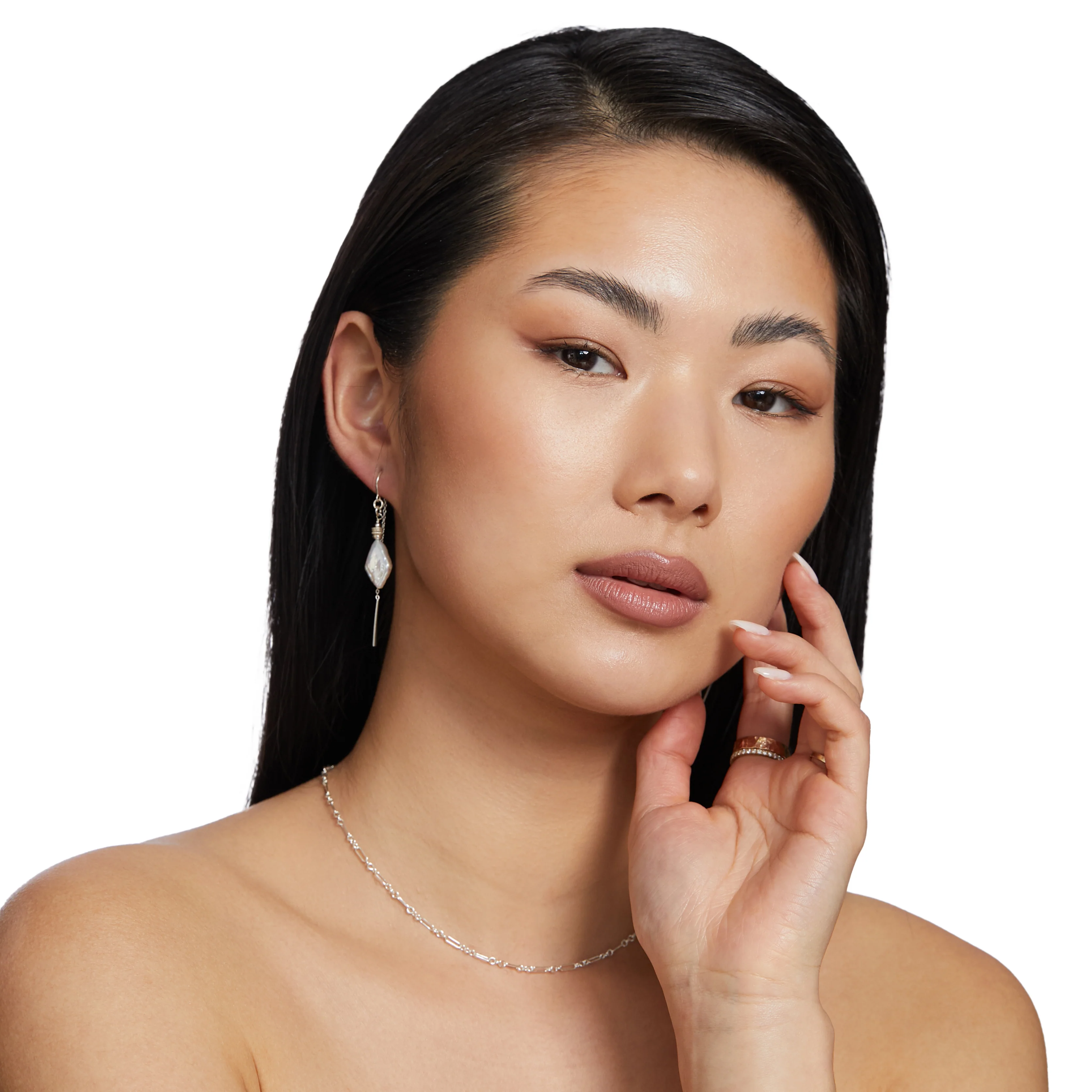 Maya Earrings - Sterling Silver - Image 3