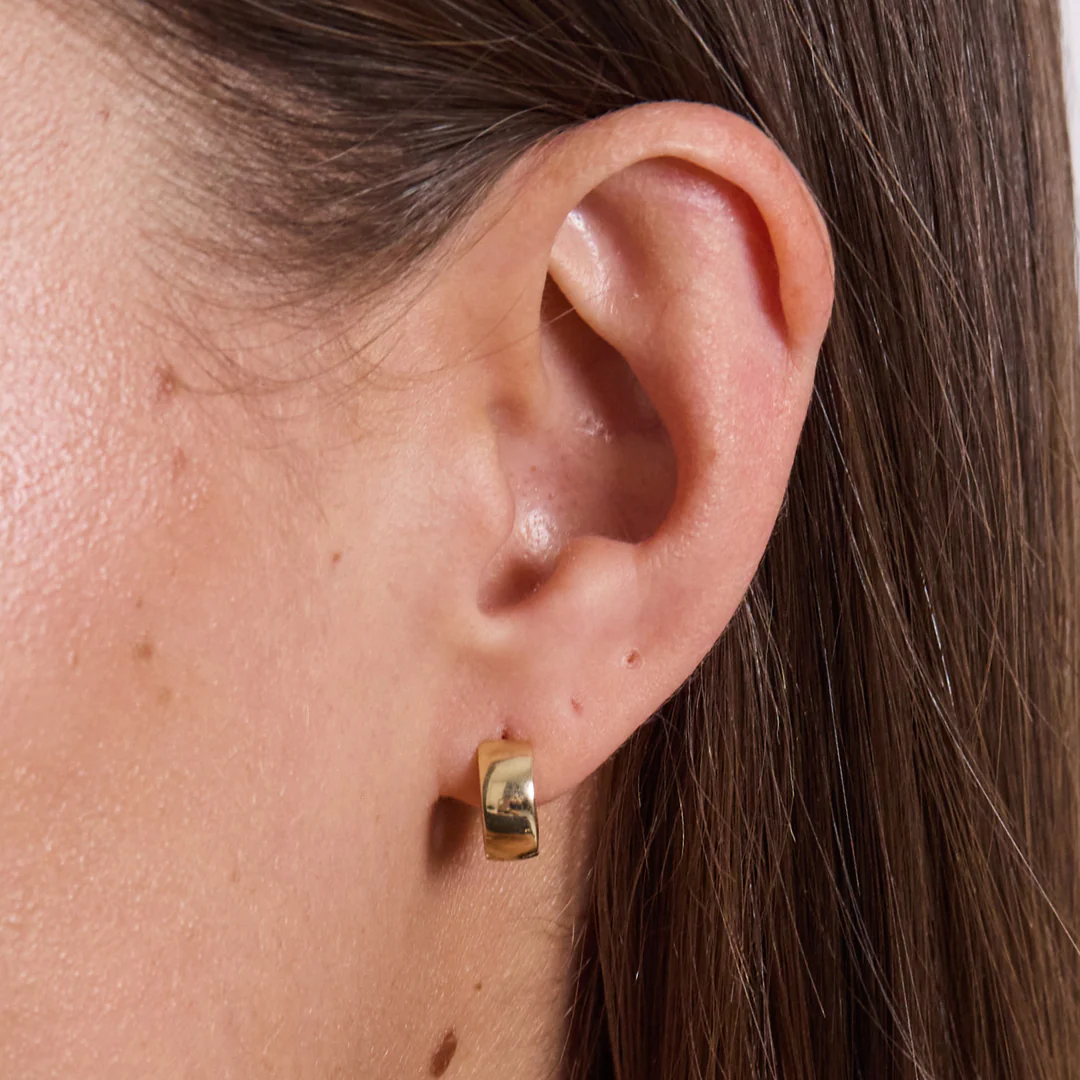 Mia Earrings - Solid Gold - Image 2
