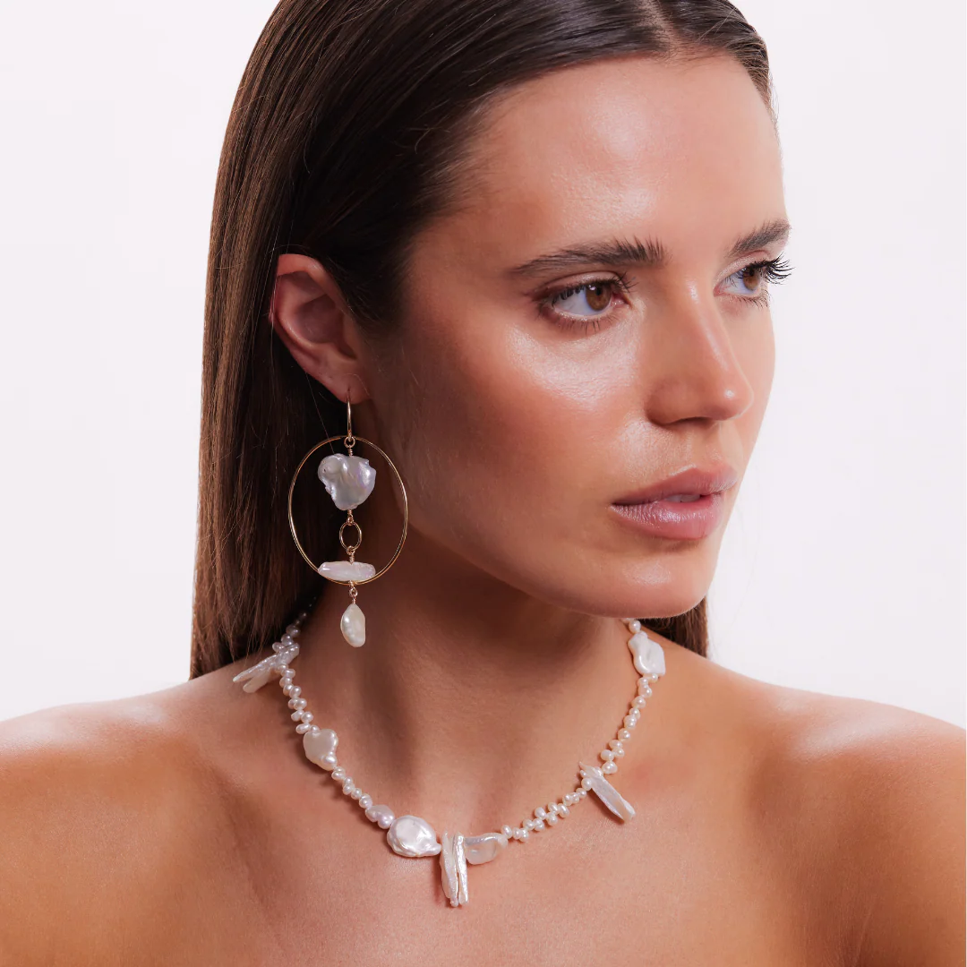Verona Earrings - Gold - Image 3