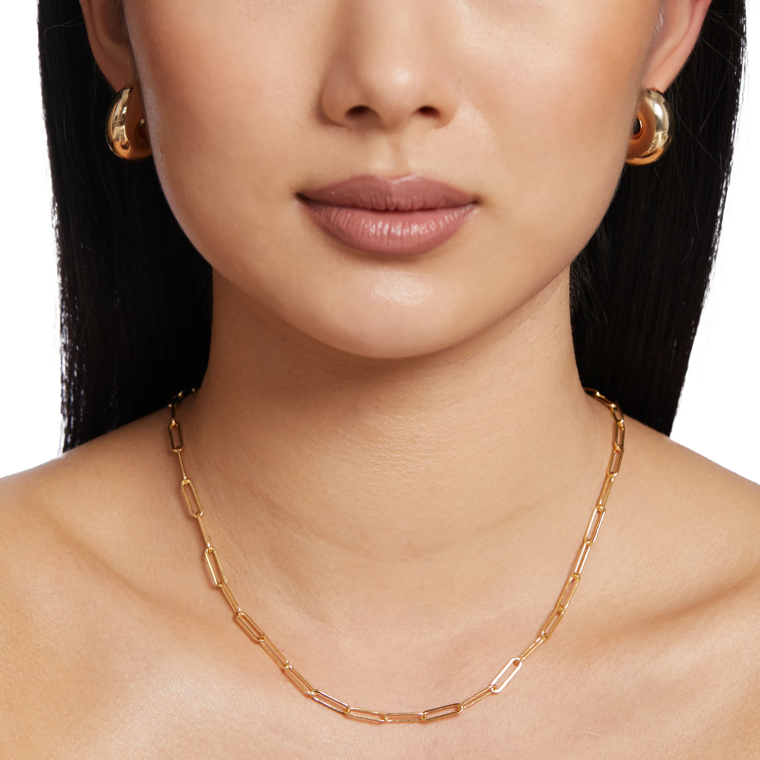 Yves Chain Necklace - Gold - Image 3