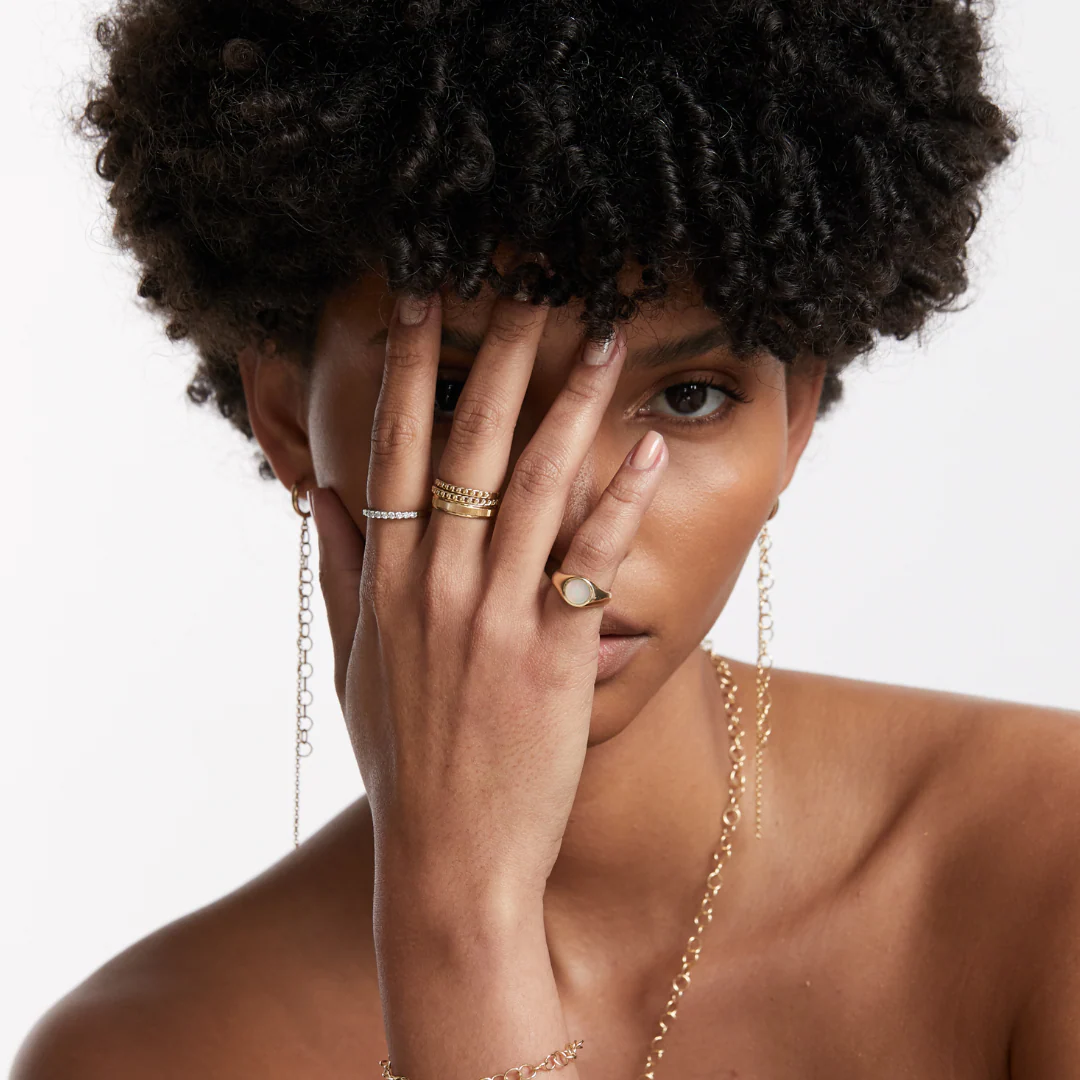 Zaila Ring - Yellow Gold - Image 3